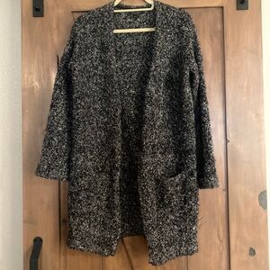 Chunky boucle cardigan